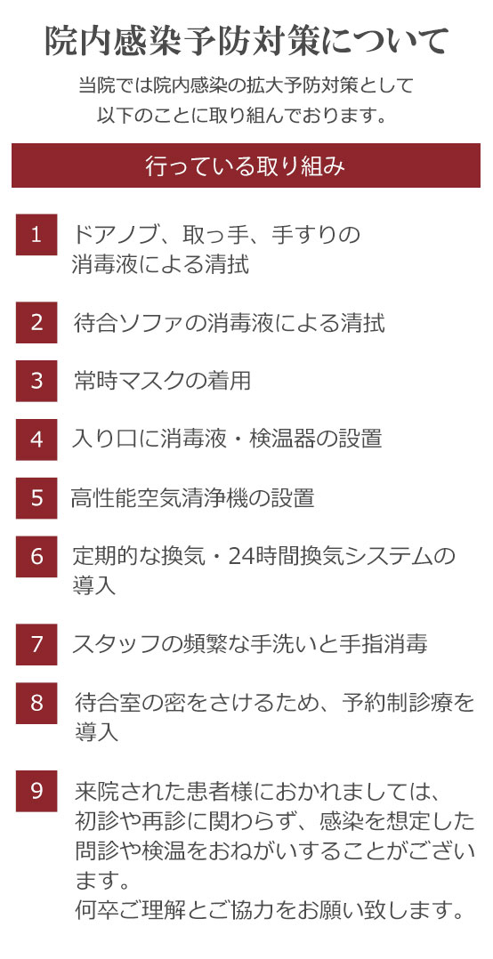 新型コロナウイルス対策について